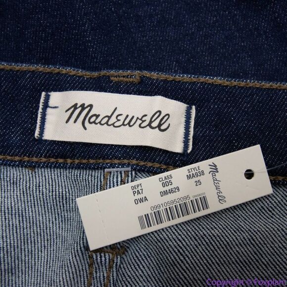 NEW Madewell 9" Mid-Rise Skinny Jeans in Orland Wash: TENCEL™ Denim, 25 - Picture 12 of 16